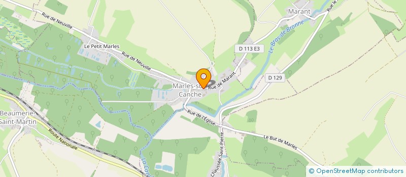 localisation de l'entreprise MONSIEUR FLORIAN WIDEHEM  MARLES-SUR-CANCHE