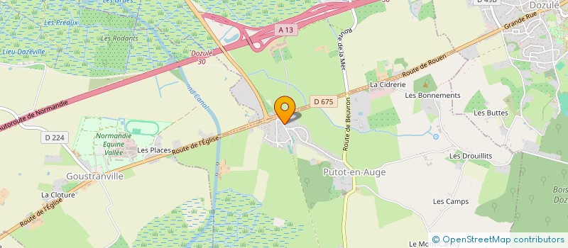 localisation de l'entreprise MONSIEUR FLORIAN WISNIEWSKI  PUTOT-EN-AUGE