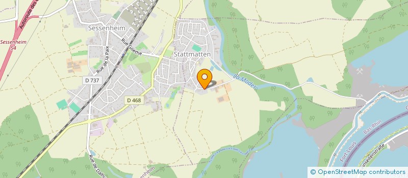 localisation de l'entreprise MONSIEUR FLORIAN WOLFF  STATTMATTEN