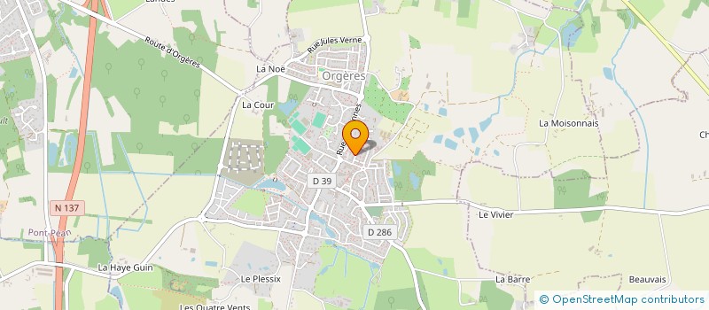 localisation de l'entreprise MONSIEUR FLORIAN YABE à ORGERES