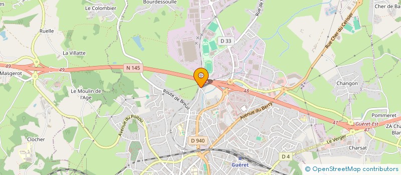 localisation de l'entreprise MONSIEUR FLORIAN ZUCCHELLI à GUERET