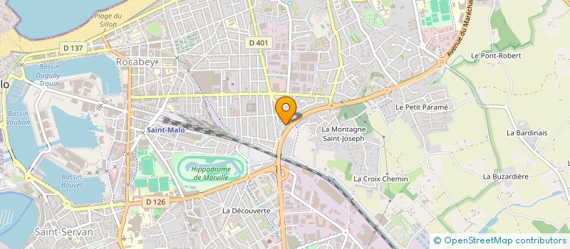 localisation de l'entreprise MONSIEUR FLORIANE VARLET  SAINT-MALO