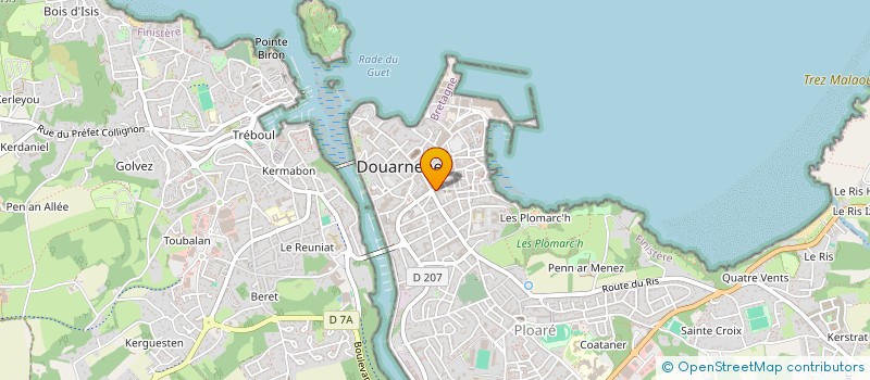 localisation de l'entreprise MONSIEUR FLORIANT ANGELI  DOUARNENEZ