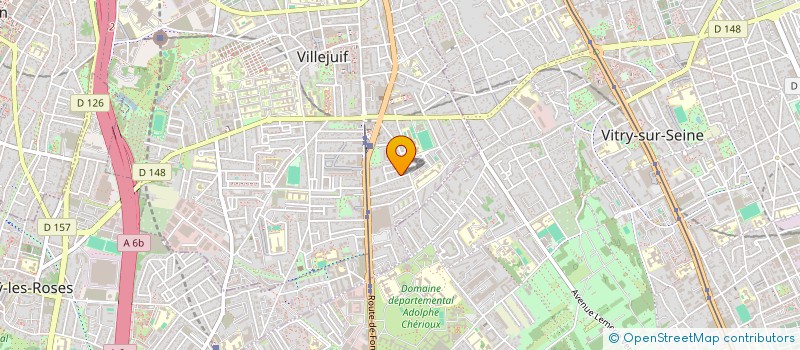 localisation de l'entreprise MONSIEUR FLORIANT MASSAMBA SUANI  VILLEJUIF