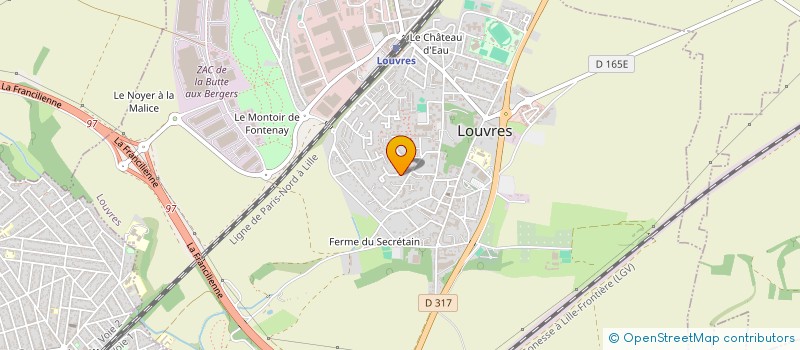 localisation de l'entreprise MONSIEUR FLORIANT SOUILLARD à LOUVRES