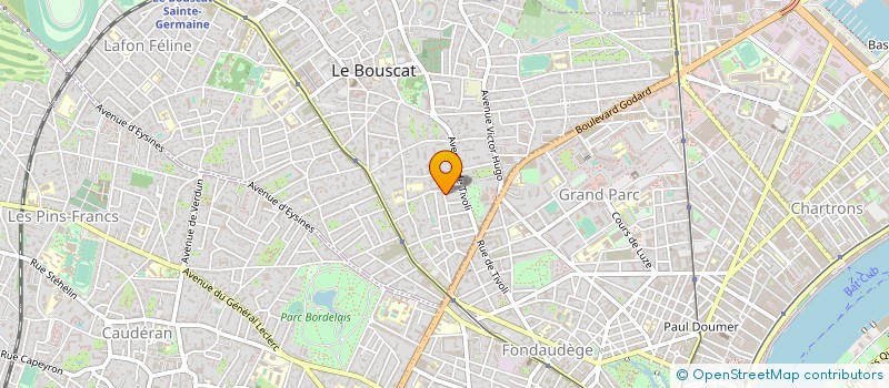 localisation de l'entreprise MONSIEUR FLORIE BREAU  LE BOUSCAT