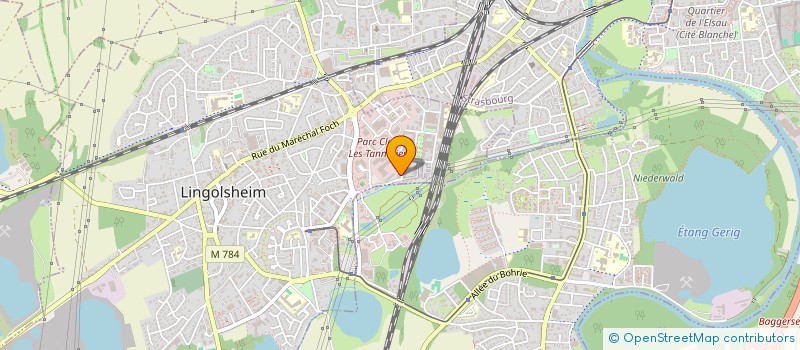 localisation de l'entreprise MONSIEUR FLORIENT FRANCOIS  LINGOLSHEIM