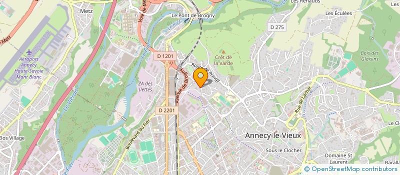localisation de l'entreprise MONSIEUR FLORIM RRUSTEMI à ANNECY