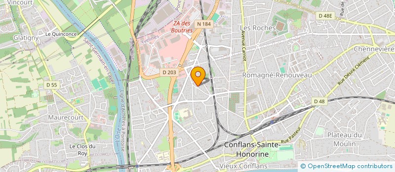 localisation de l'entreprise MONSIEUR FLORIMOND GASPAR  CONFLANS-SAINTE-HONORINE