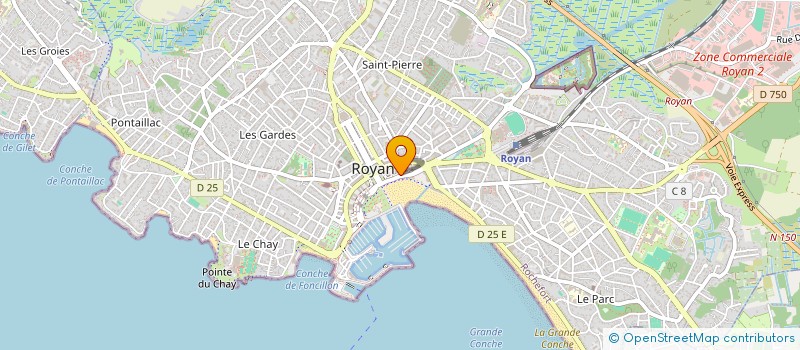 localisation de l'entreprise MONSIEUR FLORIMOND LAVAL  ROYAN