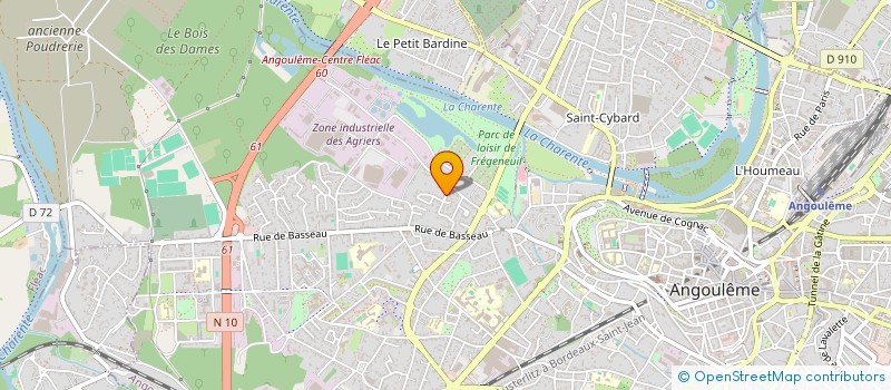 localisation de l'entreprise MONSIEUR FLORIMOND LE LEUCH à ANGOULEME