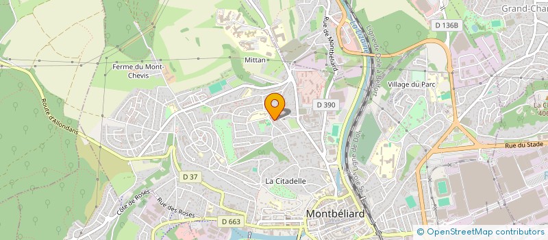 localisation de l'entreprise MONSIEUR FLORIN-ALEXANDRU VOICU à MONTBELIARD