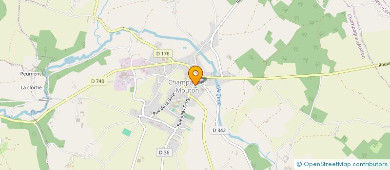 localisation de l'entreprise MONSIEUR FLORIN ARMANU à CHAMPAGNE-MOUTON