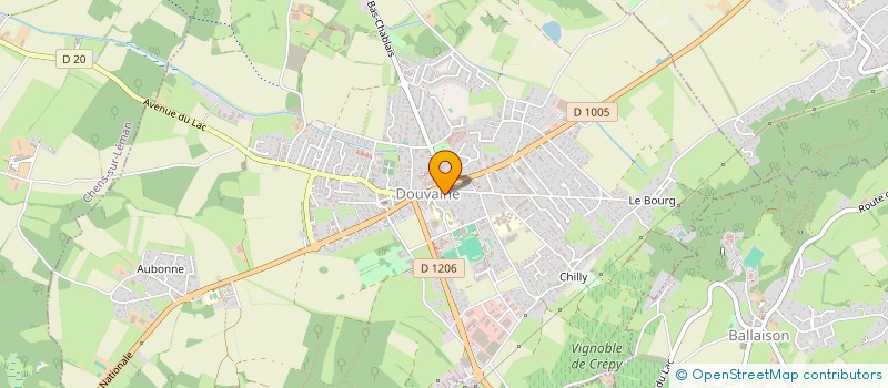 localisation de l'entreprise MONSIEUR FLORIN AVRAM  DOUVAINE