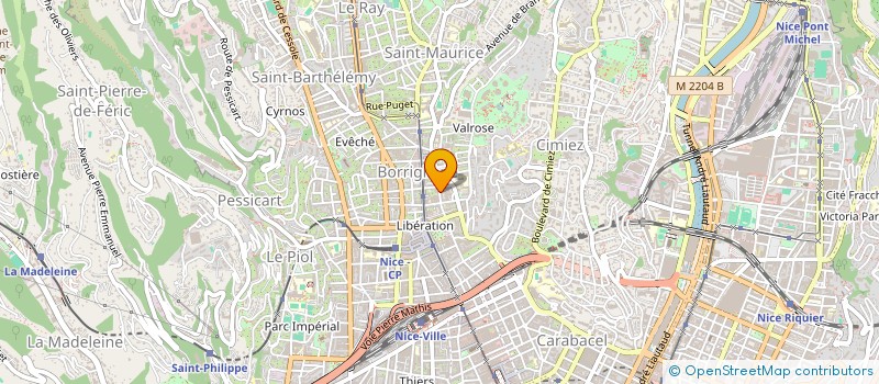 localisation de l'entreprise MONSIEUR FLORIN BESLEAGA à NICE