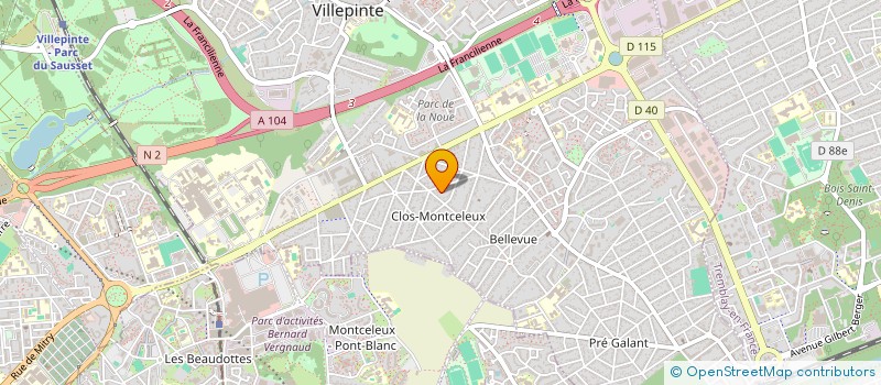 localisation de l'entreprise MONSIEUR FLORIN BORHIDAN  VILLEPINTE