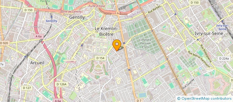 localisation de l'entreprise MONSIEUR FLORIN BRATU  LE KREMLIN-BICETRE