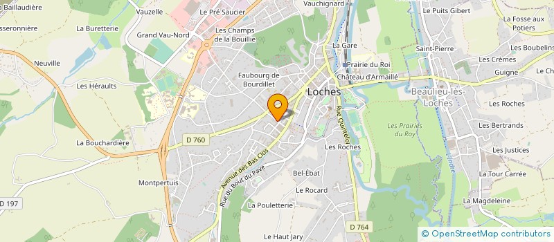 localisation de l'entreprise MONSIEUR FLORIN CAPRAR  LOCHES