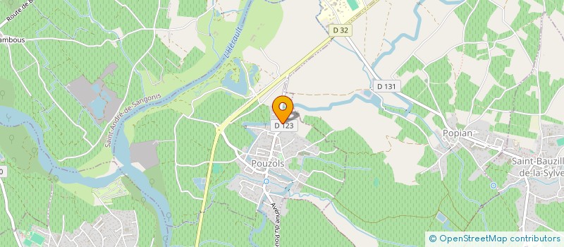 localisation de l'entreprise MONSIEUR FLORIN CIOCODAN  POUZOLS