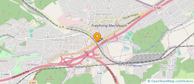 localisation de l'entreprise MONSIEUR FLORIN CIRPACI  FREYMING-MERLEBACH