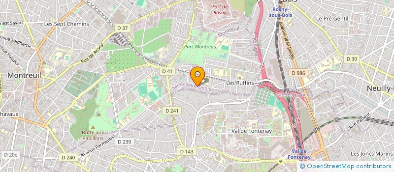 localisation de l'entreprise MONSIEUR FLORIN CLAUDIU VASILIU à MONTREUIL