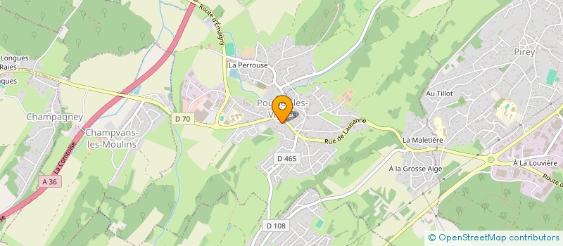 localisation de l'entreprise MONSIEUR FLORIN COSMIN DAMSA  POUILLEY-LES-VIGNES