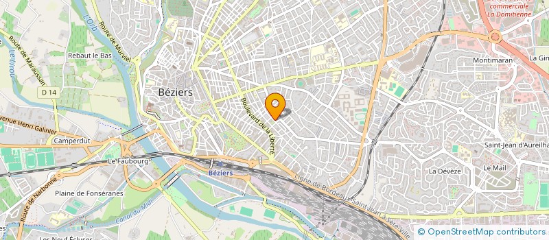 localisation de l'entreprise MONSIEUR FLORIN COTOROGEA  BEZIERS