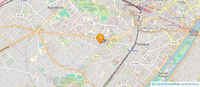 localisation de l'entreprise MONSIEUR FLORIN CUZEAC  NANTERRE