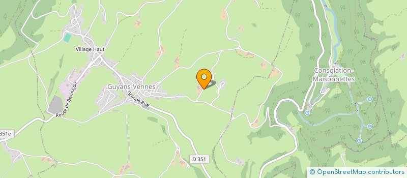 localisation de l'entreprise MONSIEUR FLORIN FORNASIER  GUYANS-VENNES