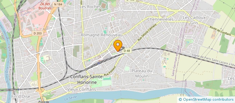 localisation de l'entreprise MONSIEUR FLORIN GEAMBASU  CONFLANS-SAINTE-HONORINE