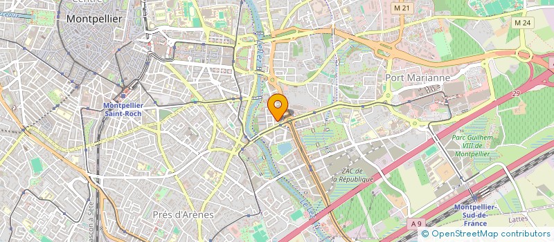 localisation de l'entreprise MONSIEUR FLORIN GRANCIA  MONTPELLIER