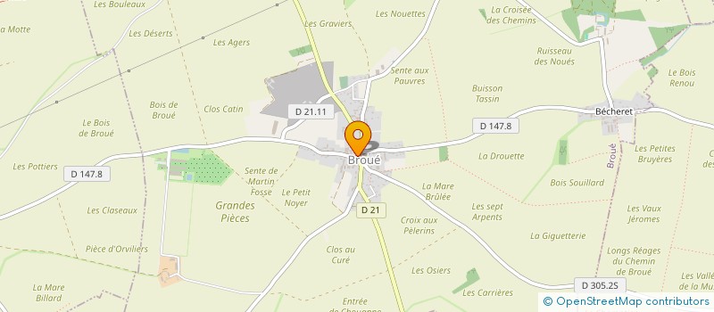 localisation de l'entreprise MONSIEUR FLORIN LUCACI à BROUE