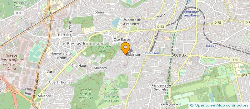 localisation de l'entreprise MONSIEUR FLORIN MARCU  LE PLESSIS-ROBINSON