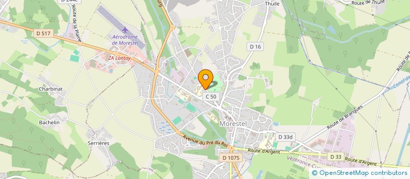 localisation de l'entreprise MONSIEUR FLORIN MORTE  MORESTEL