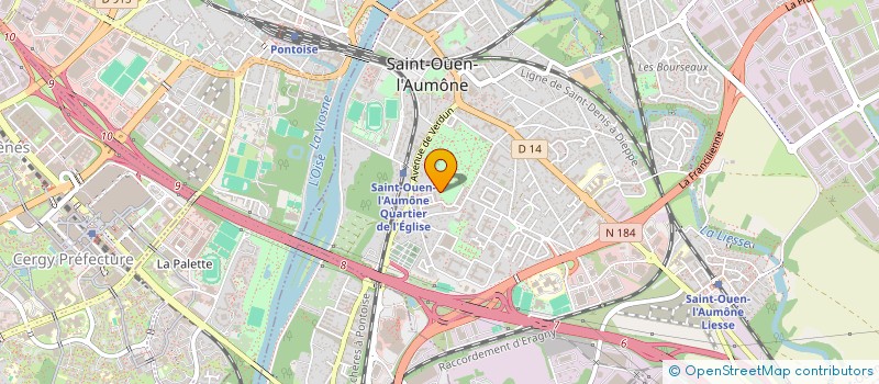 localisation de l'entreprise MONSIEUR FLORIN MURARIU  ST OUEN L AUMONE
