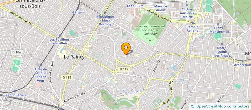localisation de l'entreprise MONSIEUR FLORIN PANAIT à LE RAINCY