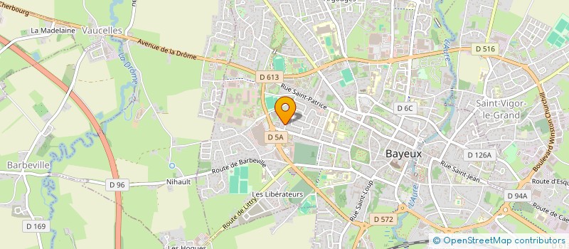 localisation de l'entreprise MONSIEUR FLORIN PETRE  BAYEUX