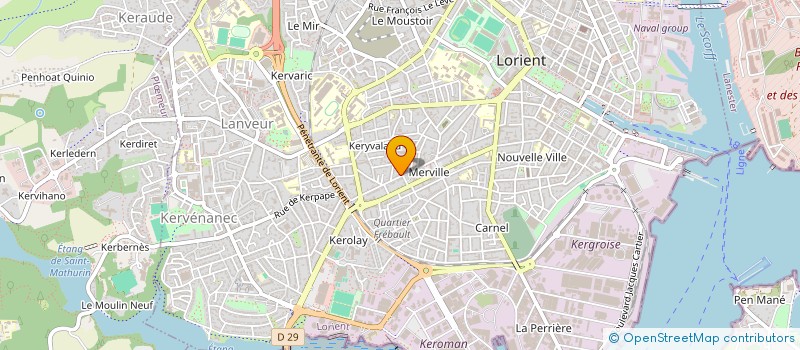 localisation de l'entreprise MONSIEUR FLORIN PIRTAC à LORIENT