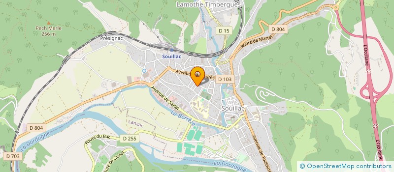 localisation de l'entreprise MONSIEUR FLORIN PROSTEAN  SOUILLAC