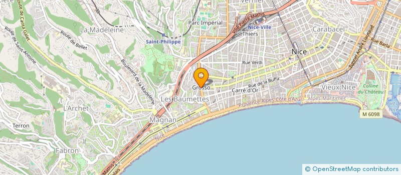 localisation de l'entreprise MONSIEUR FLORIN RADU à NICE