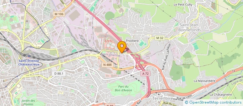 localisation de l'entreprise MONSIEUR FLORIN RADULESCU  SAINT-ETIENNE