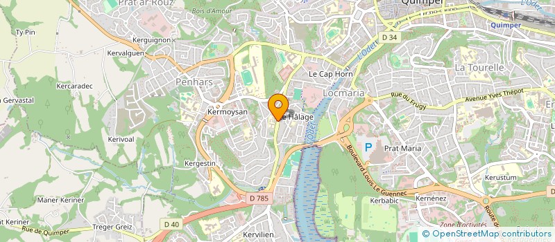 localisation de l'entreprise MONSIEUR FLORIN SERBAN à QUIMPER