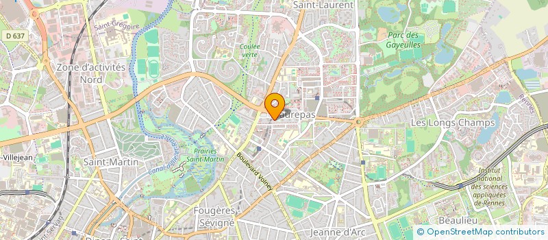 localisation de l'entreprise MONSIEUR FLORIN SERBAN  RENNES