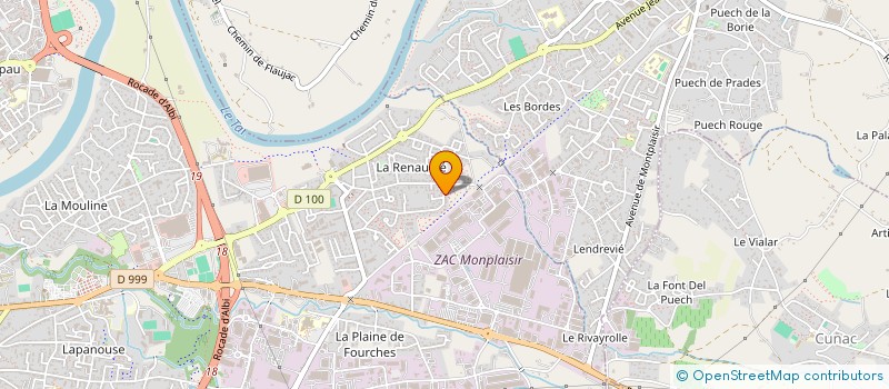 localisation de l'entreprise MONSIEUR FLORIN STINGA  ALBI