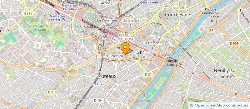 localisation de l'entreprise MONSIEUR FLORIN TEBREAN  PUTEAUX