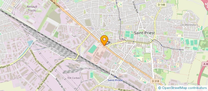 localisation de l'entreprise MONSIEUR FLORIN TEGLAS  SAINT-PRIEST