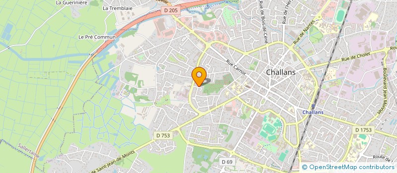 localisation de l'entreprise MONSIEUR FLORIN TIGANTELE à CHALLANS