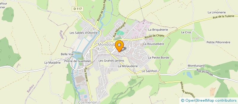 localisation de l'entreprise MONSIEUR FLORIN VACARESCU  MONDOUBLEAU