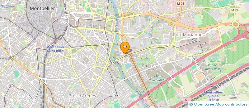 localisation de l'entreprise MONSIEUR FLORIN VASILE à MONTPELLIER