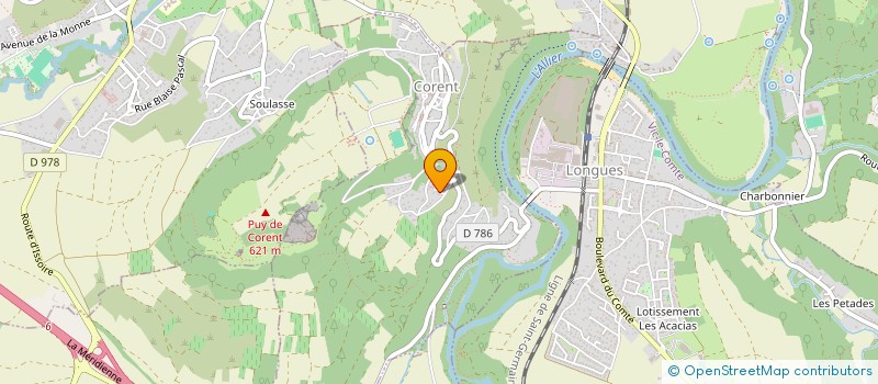 localisation de l'entreprise MONSIEUR FLORINDO NANNI  CORENT